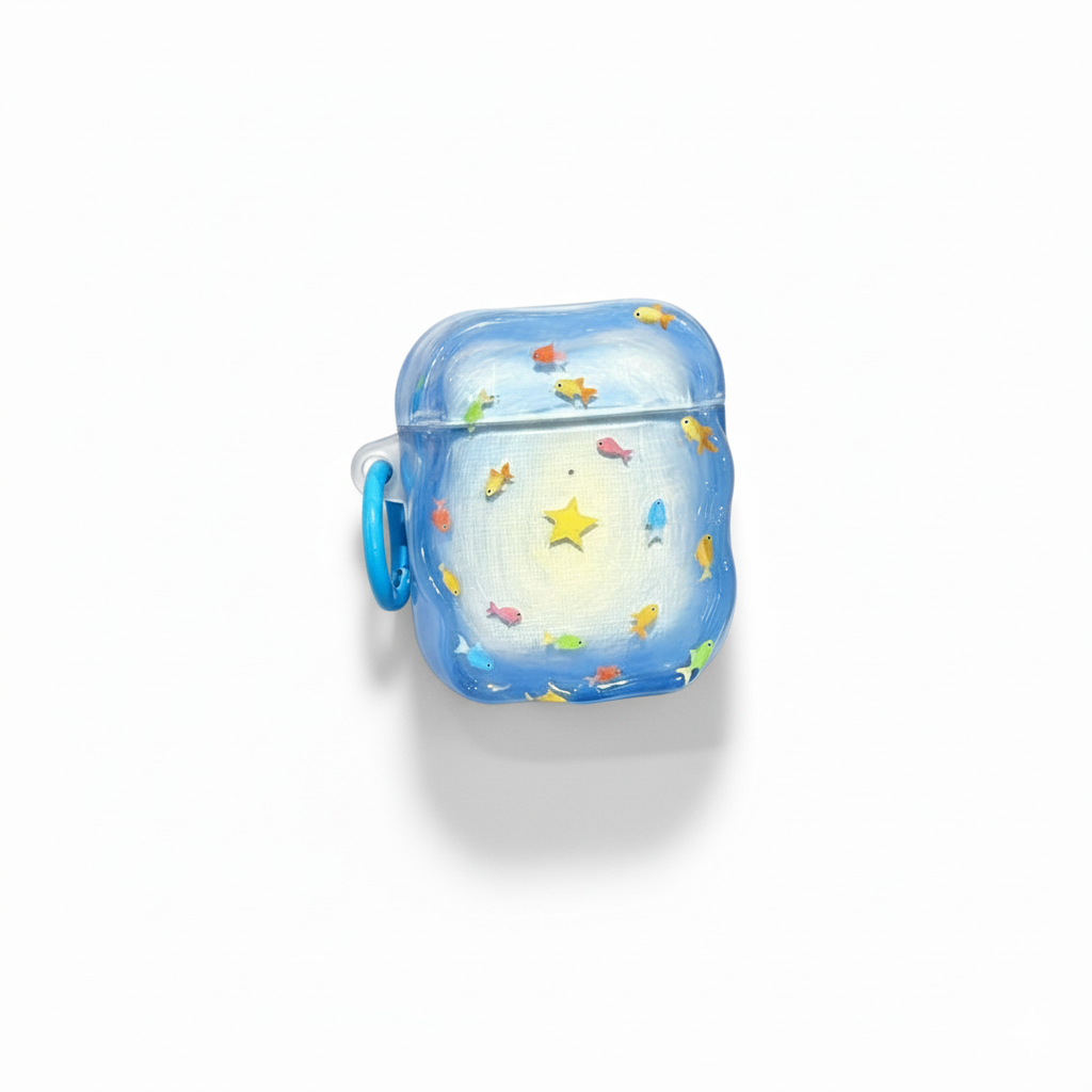 Ocean Starlight Colorful Fish Series AirPods Case